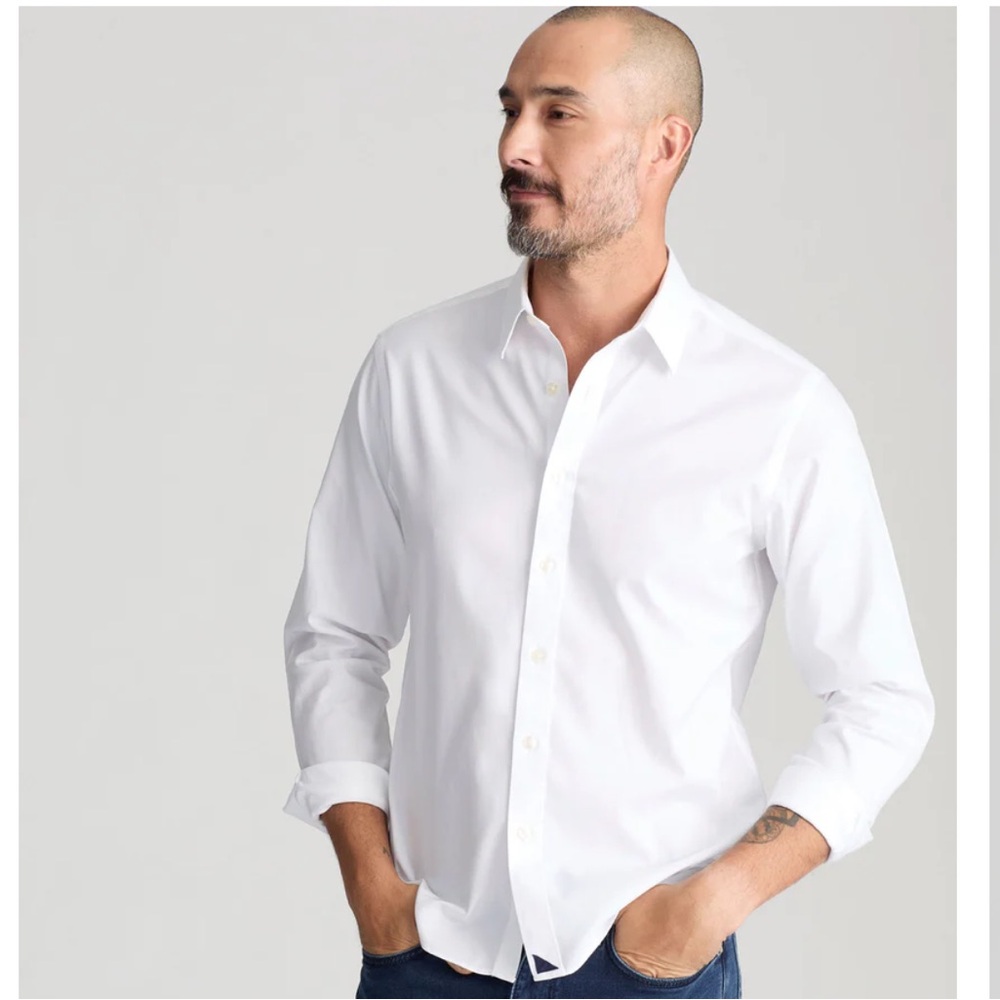 UNTUCKit Las Cases Shirt - White - Size Large